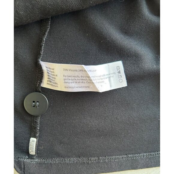 Eileen Fisher Women's Medium Black Button-Up Blazer Jacket - Picture 6 of 11